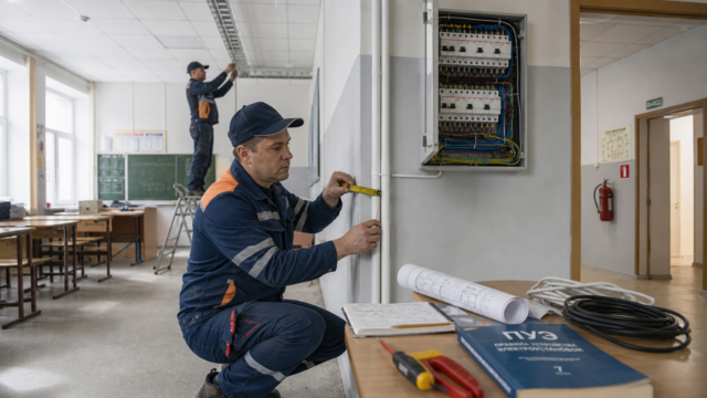prokladka elektroprovodki v dome i shkole normy 871ec387
