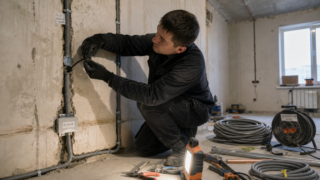 prokladka elektroprovodki v trubah dlja raznyh setej 82c311d7